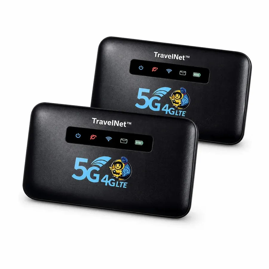 TravelNet by Sanoluxe™ – ראוטר Wi-Fi נייד 4G/5G