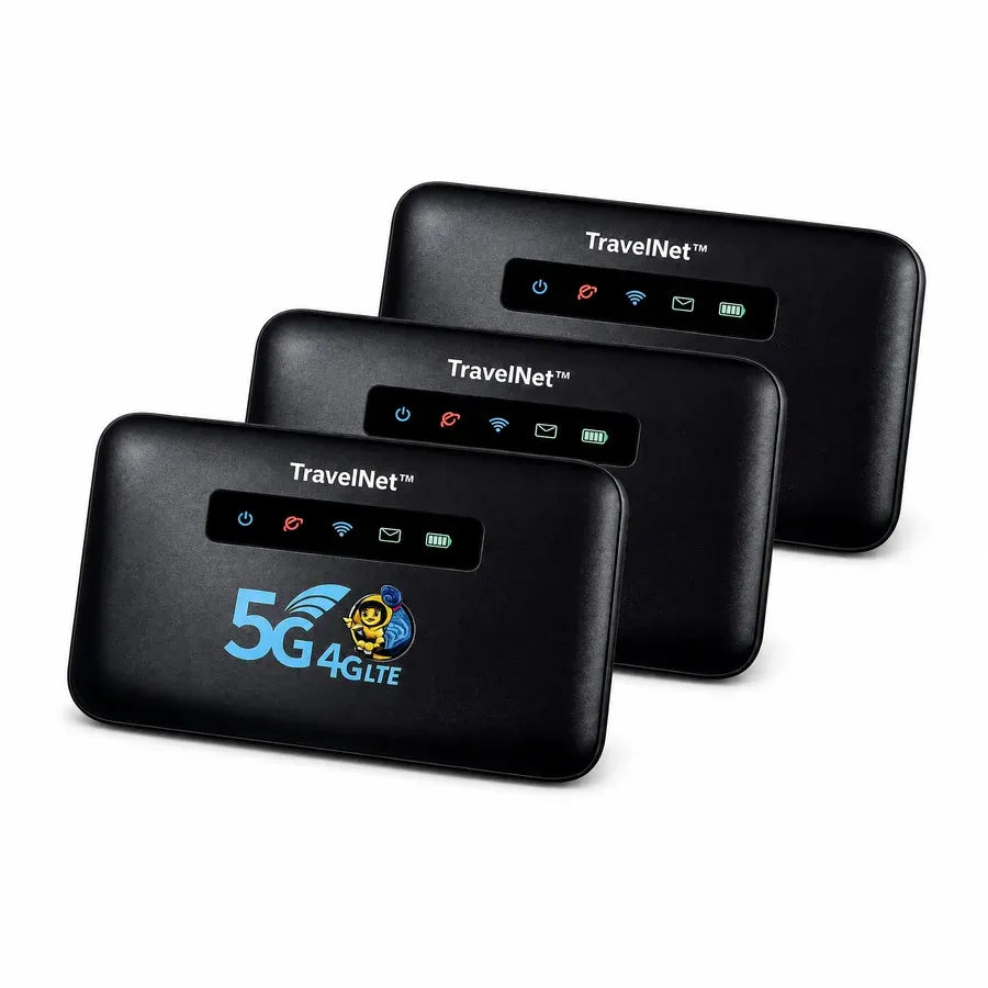 TravelNet by Sanoluxe™ – ראוטר Wi-Fi נייד 4G/5G